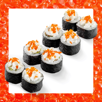 Макі рол з лососем Вел Дан та крем-сиром