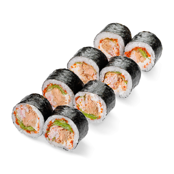 Futomaki with salmon Well Done