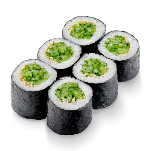Maki roll with cucumber