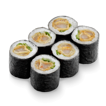 Maki roll with srhimp