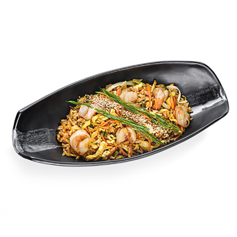 Fried rice with shrimps