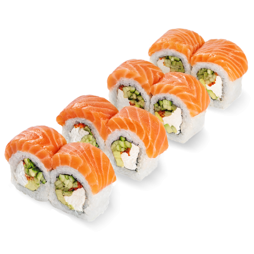 Roll Philadelphia De Luxe with salmon 