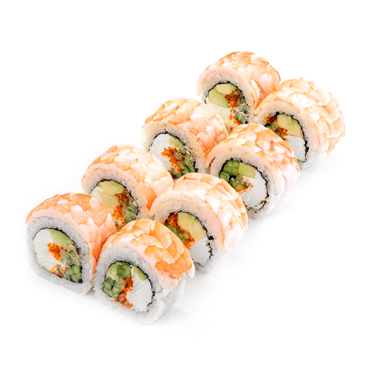 Roll Philadelphia De Luxe with Ebi shrimp
