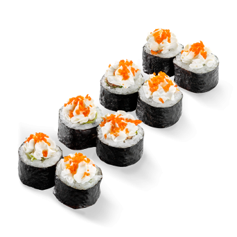 Maki roll with salmon Well Done and cream-cheese