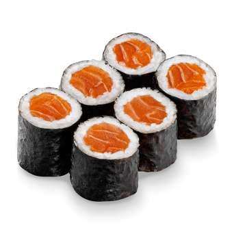 Maki roll with fresh salmon