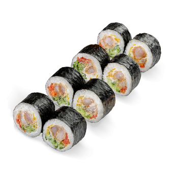 Futomaki with shrimp