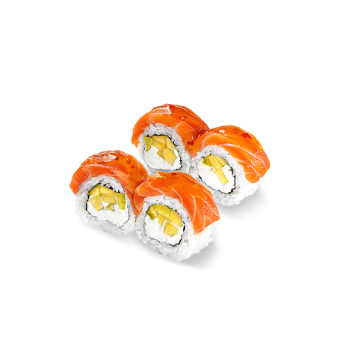 Roll Philadelphia De Luxe with salmon and mango 0,5
