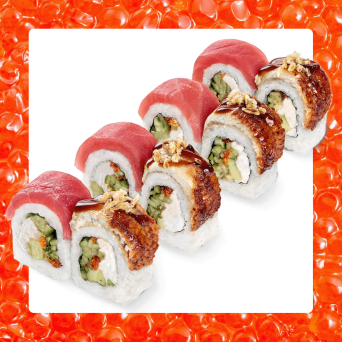 Рол Філадельфія Де Люкс з тунцем та вугрем