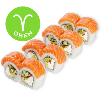 Roll Philadelphia De Luxe with salmon 