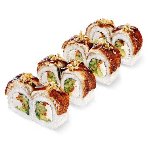 Philadelphia De Luxe with eel roll