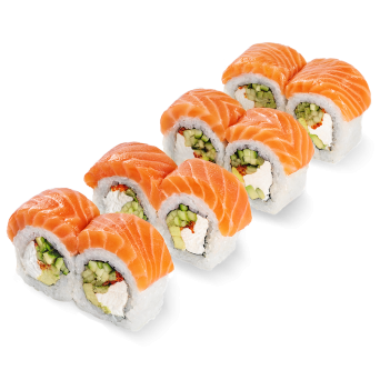 Roll Philadelphia De Luxe with salmon 