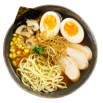 Ramen soup with chicken