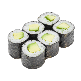 Maki roll with avocado 