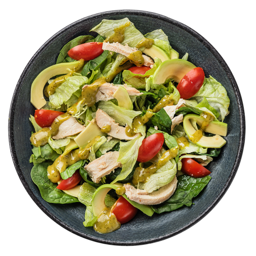 Salad with chicken