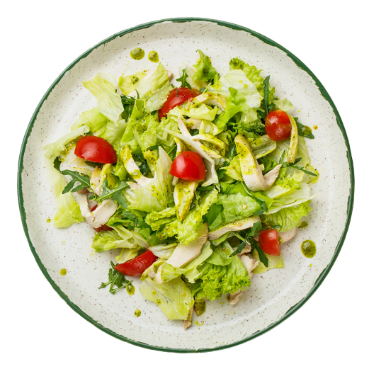 Salad with chicken