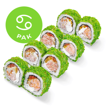 Crunch roll with crab mix