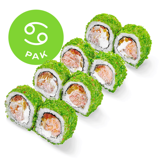 Crunch roll with crab mix